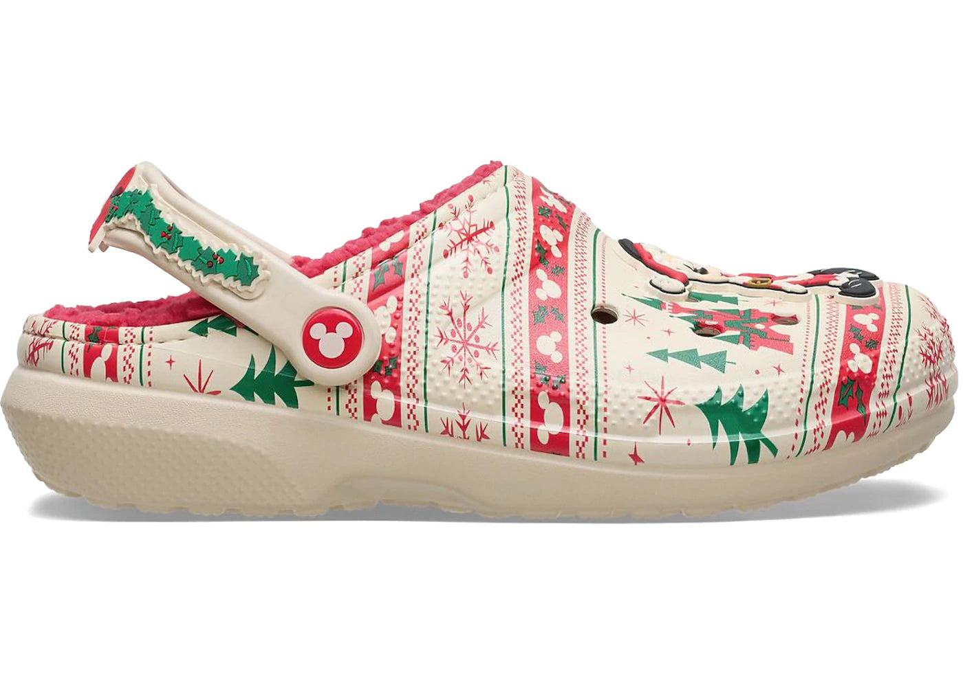 Crocs Classic Lined Clog Santa Mickey Mouse Fair Isle Holiday
