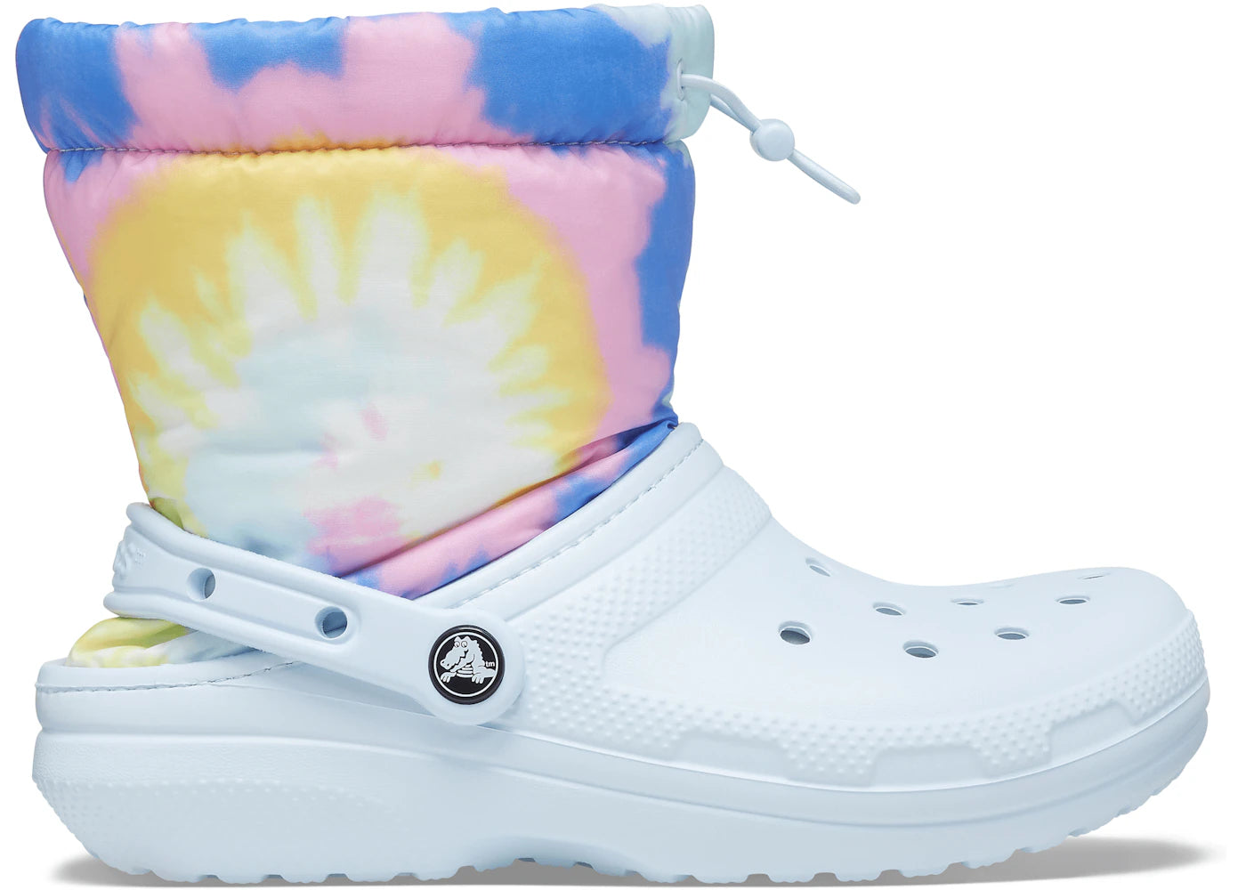 Crocs Classic Lined Neo Puff Boot Tie Dye Mineral Blue