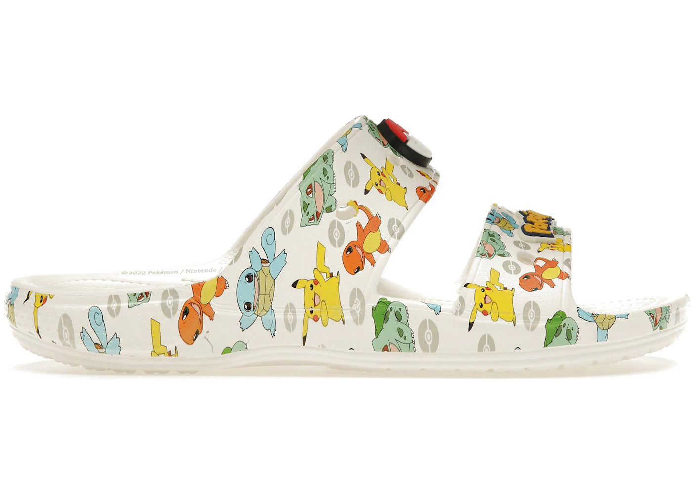 Crocs Classic Slide Pokémon White