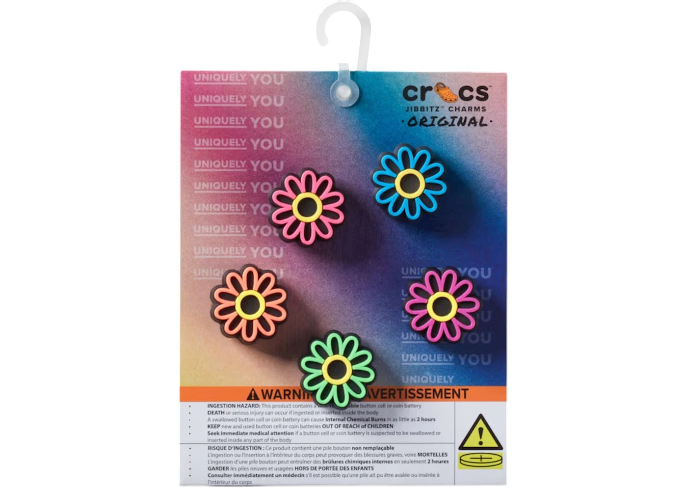 Crocs Lights Up Daisy 5 Pack Jibbitz