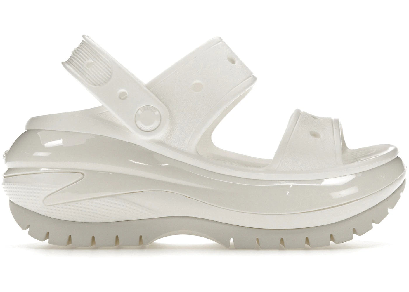 Crocs Mega Crush Sandal White