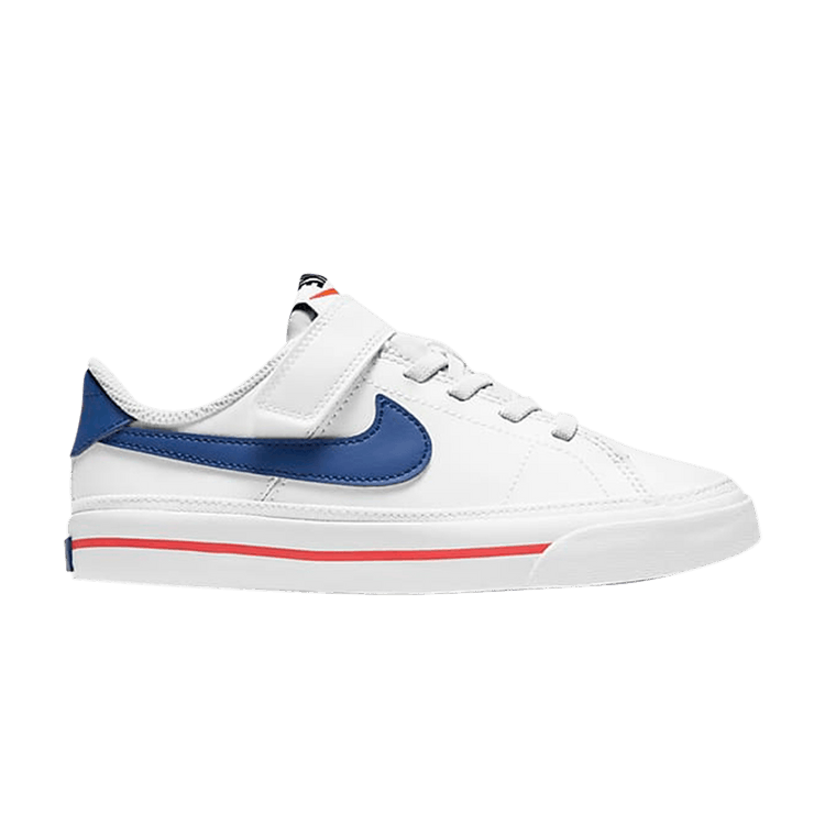 Nike Court Legacy White Deep Royal Blue (PS)