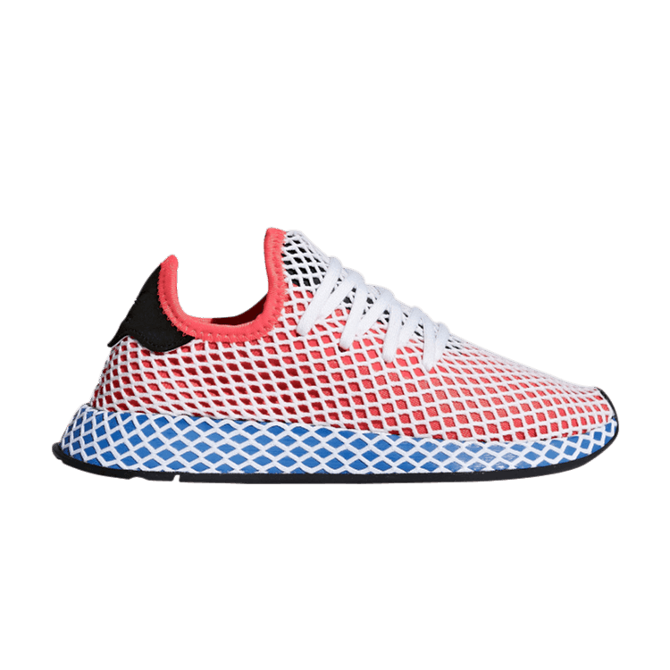 adidas Deerupt Solar Red Bluebird (Youth)