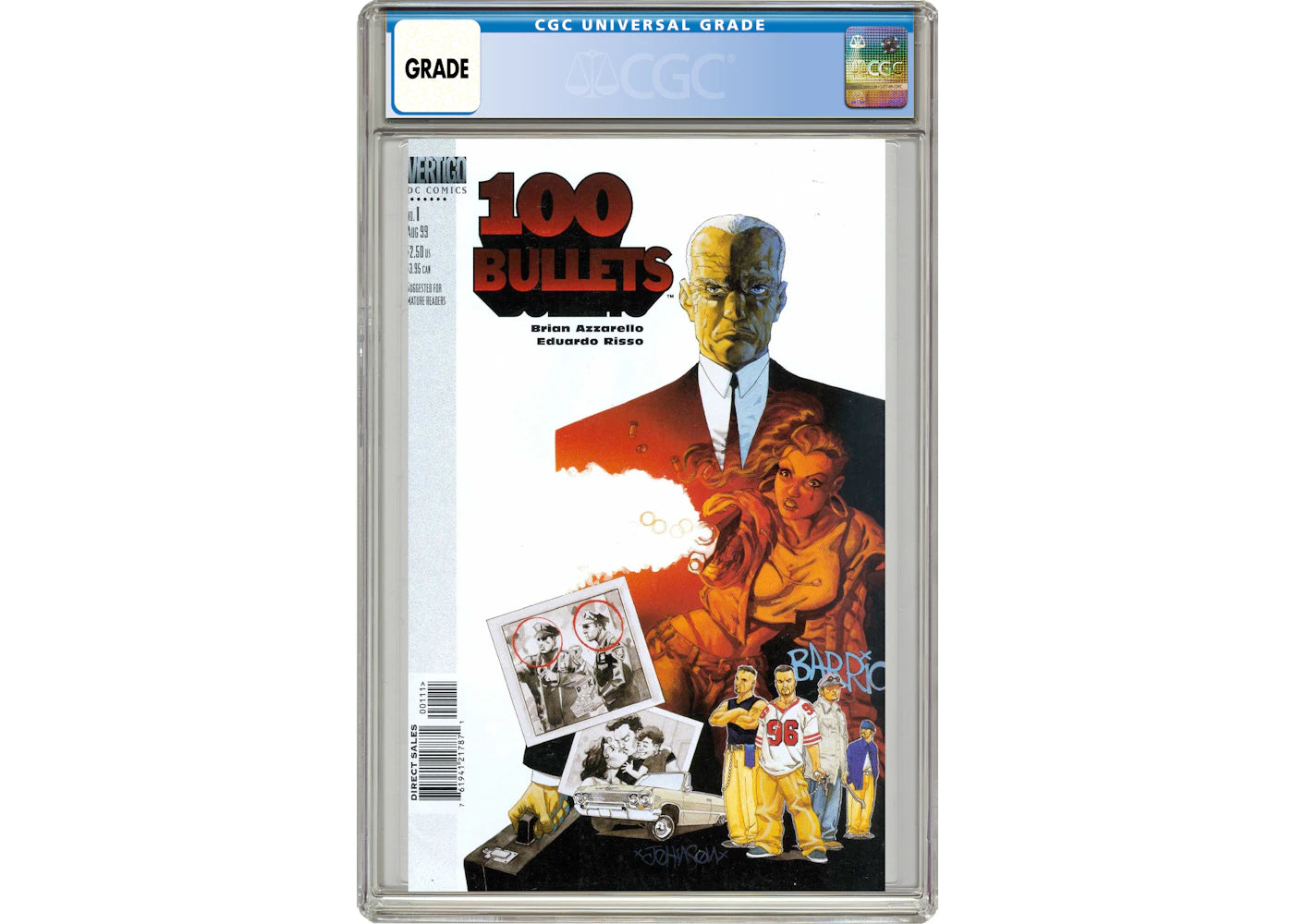 DC 100 Bullets (1999 DC Vertigo) #1 Comic Book CGC Graded