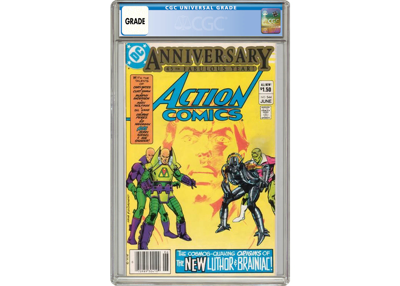 DC Action Comics (1938 DC) #544 Comic Book CGC Graded
