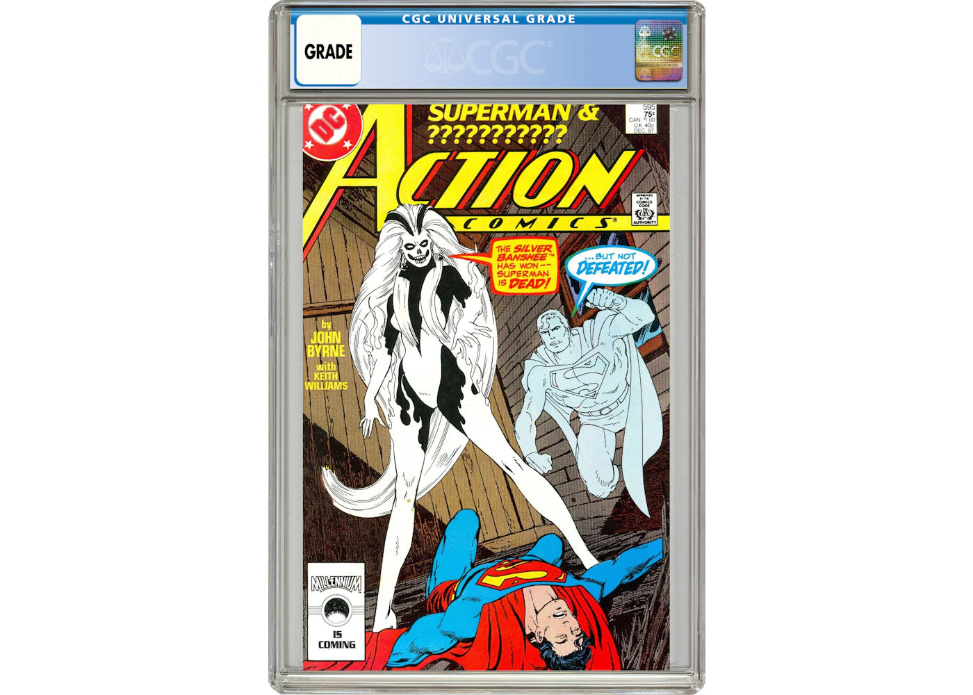 DC Action Comics (1938 DC) #595 Comic Book CGC Graded