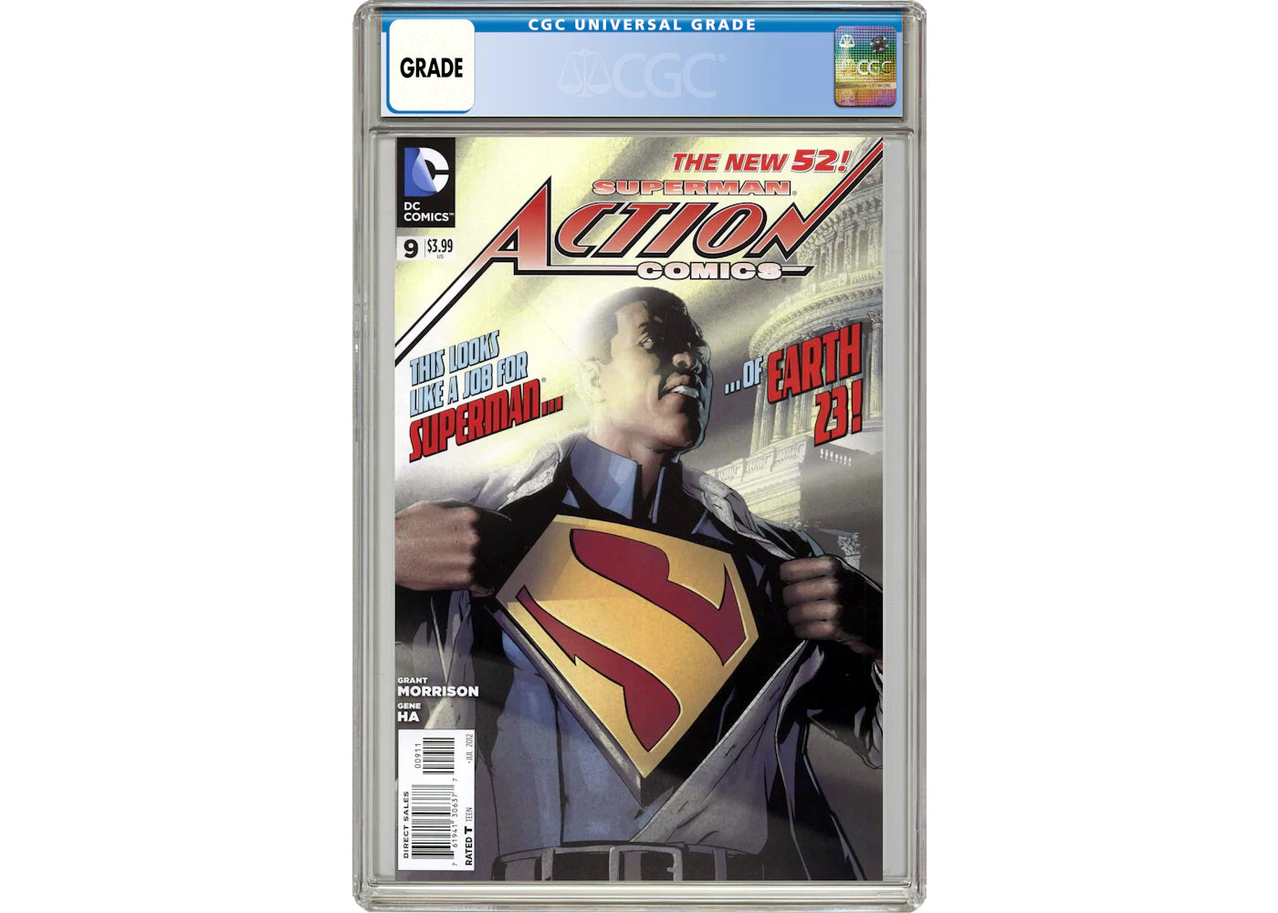 DC Action Comics (2011 2nd Series) #9A Comic Book CGC Graded