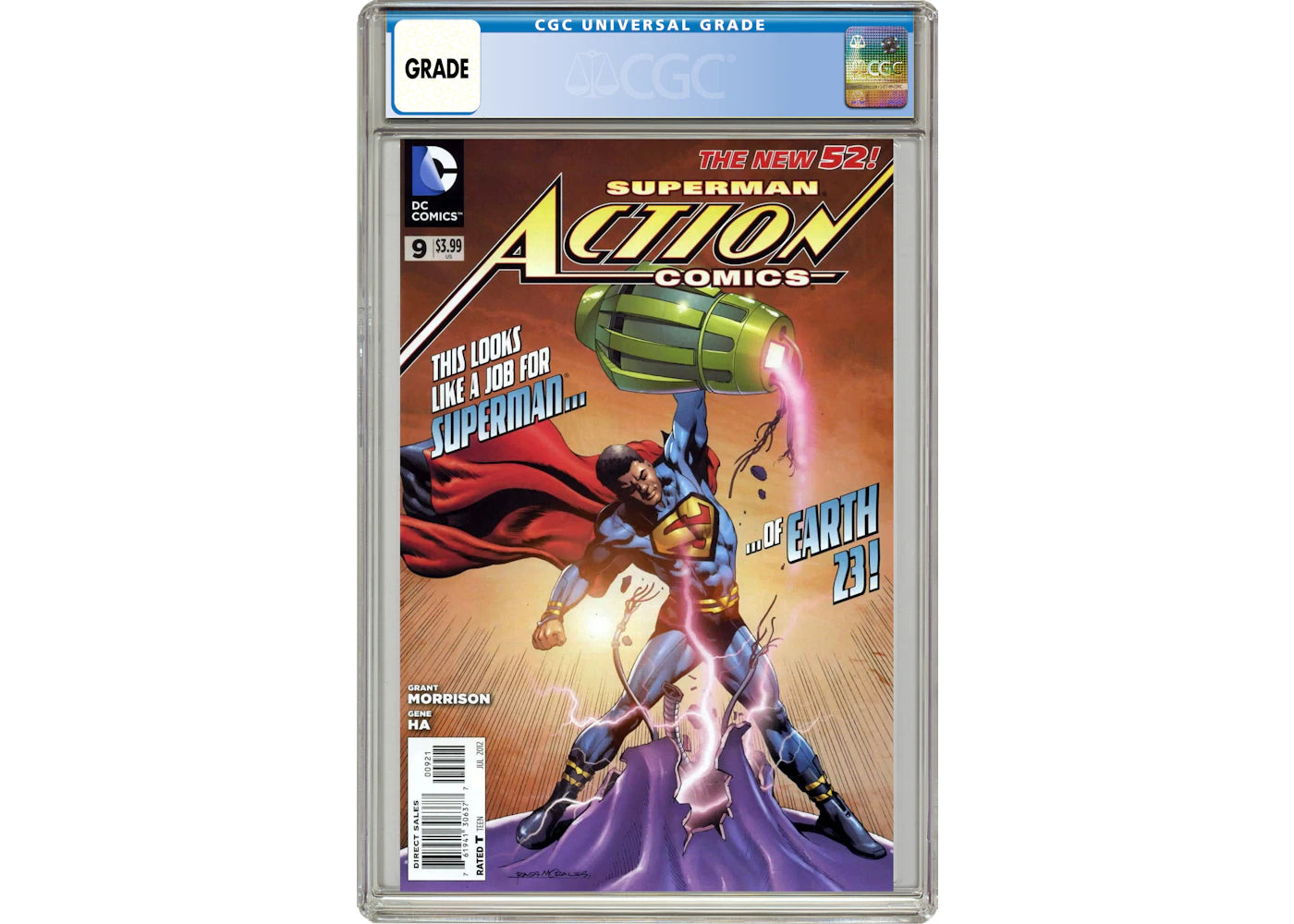 DC Action Comics (2011 2nd Series) #9B Comic Book CGC Graded