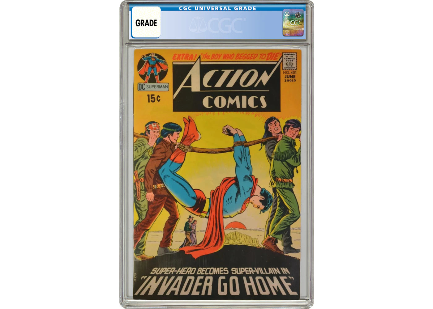 DC Action Comics #401 (Daredevil... In His Stragnest Adventure) Comic Book CGC Graded