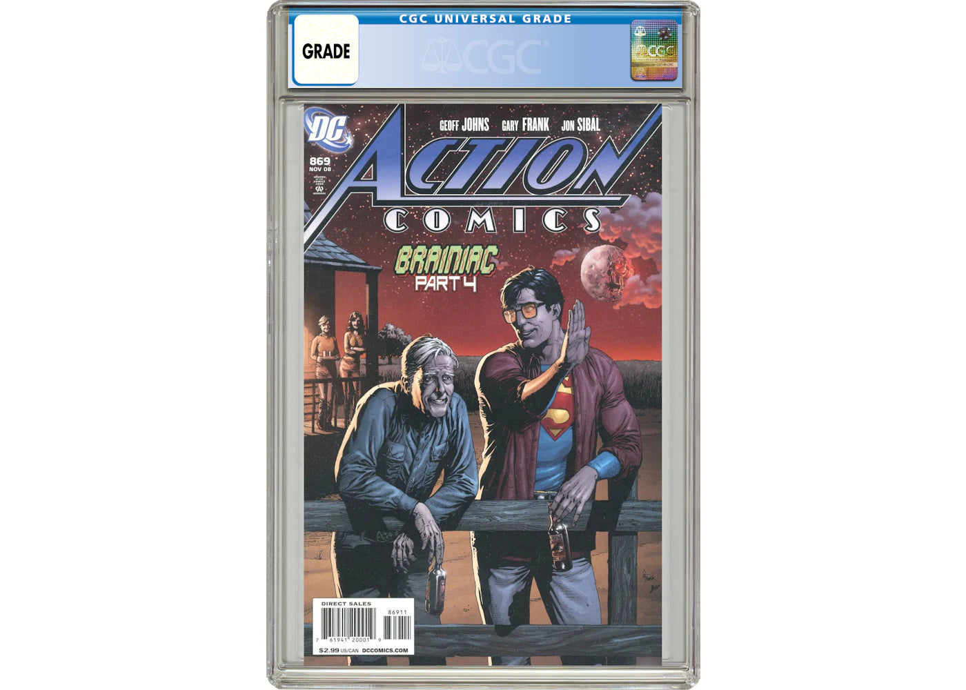 DC Action Comics #869 Recalled Edition Comic Book CGC Graded