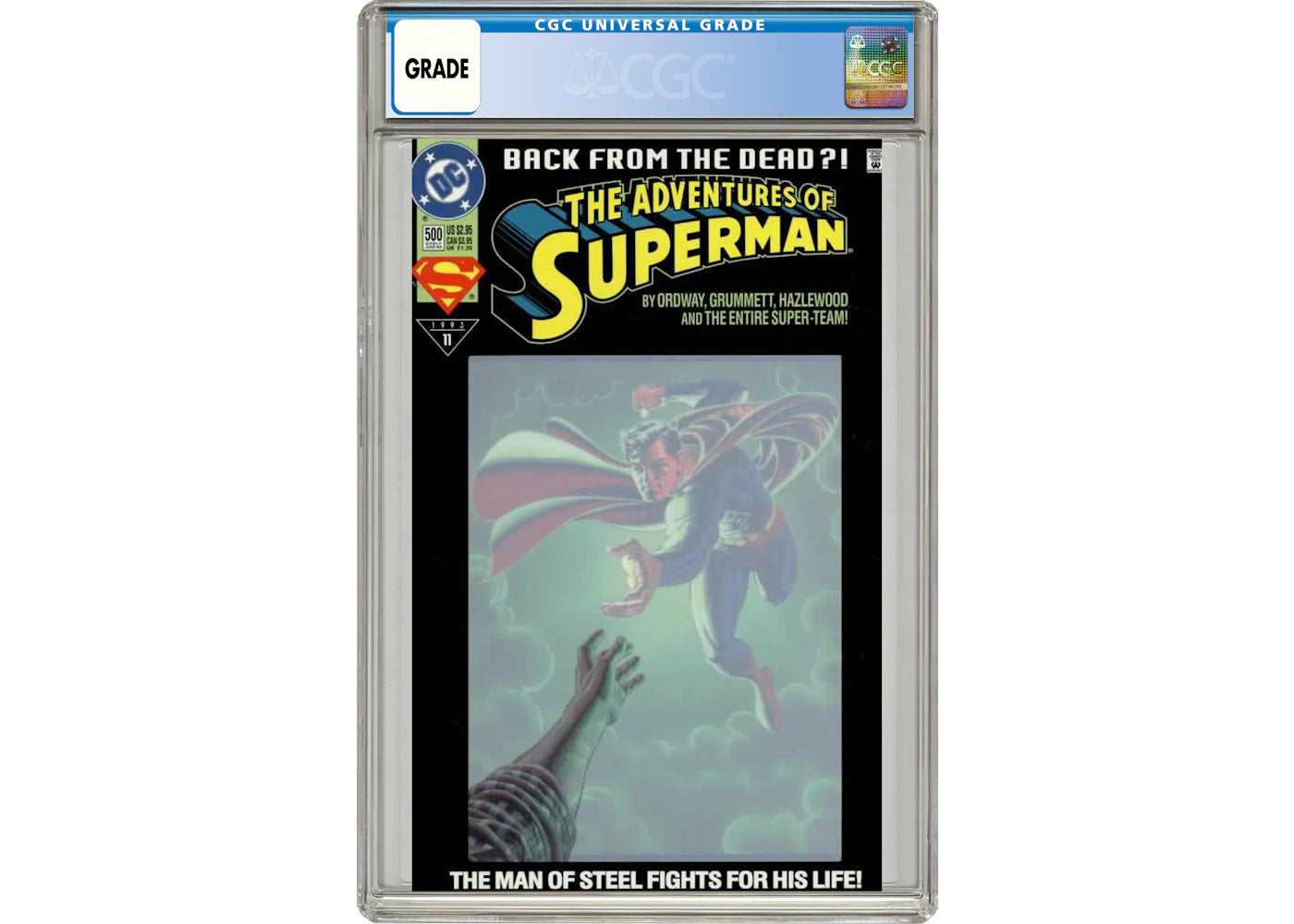 DC Adventures of Superman (1987) #500U Comic Book CGC Graded