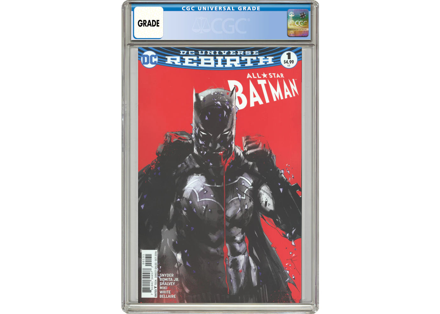 DC All Star Batman (2016) #1C Comic Book CGC Graded