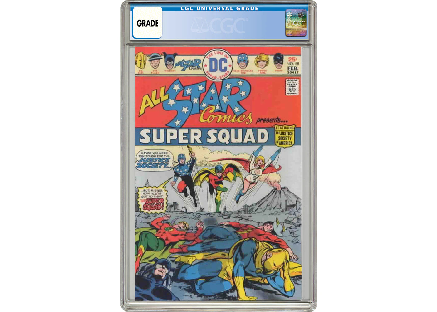 DC All Star Comics #58 (1st App. of Power Girl) Comic Book CGC Graded