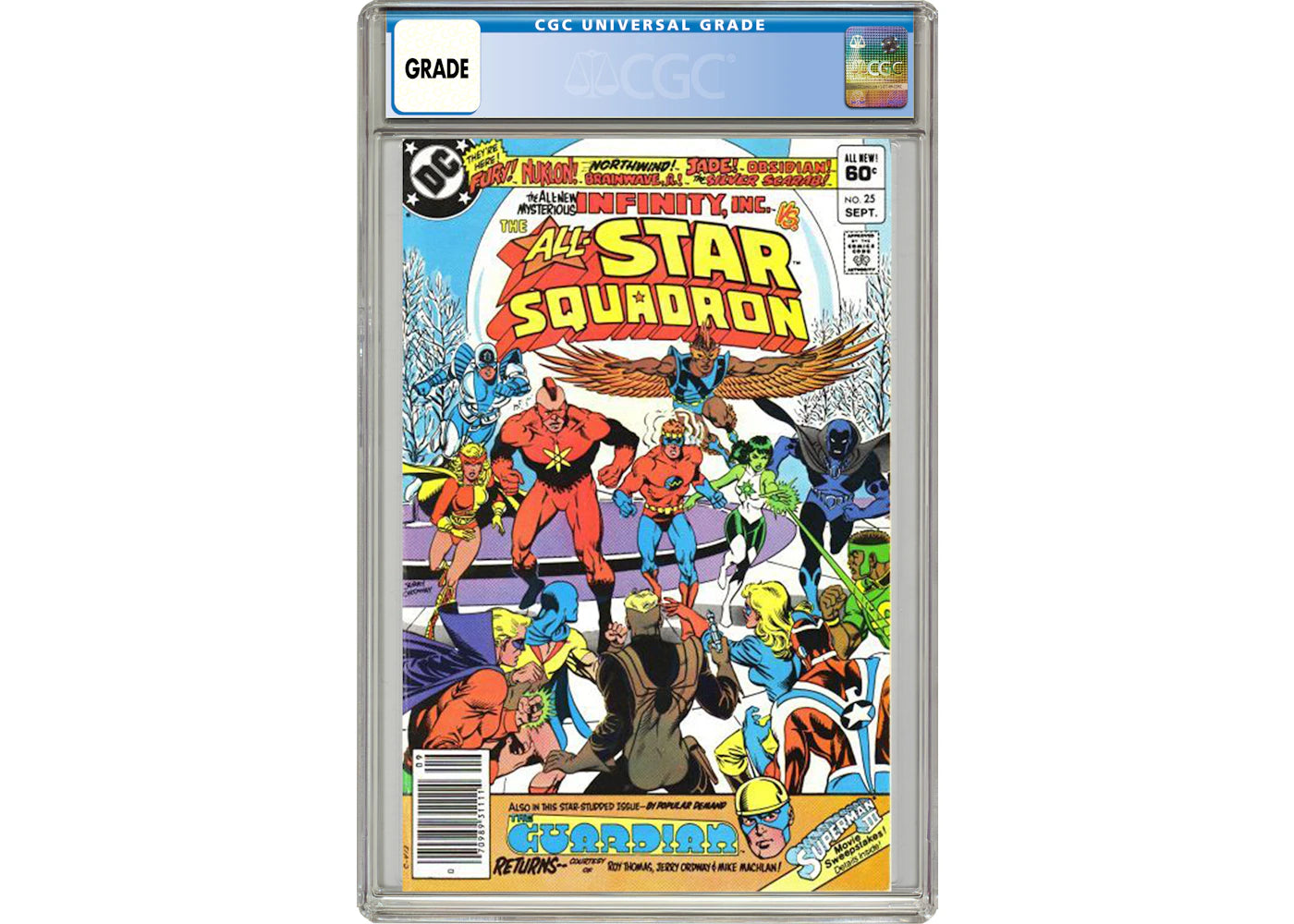 DC All Star Squadron (1981) #25 Comic Book CGC Graded