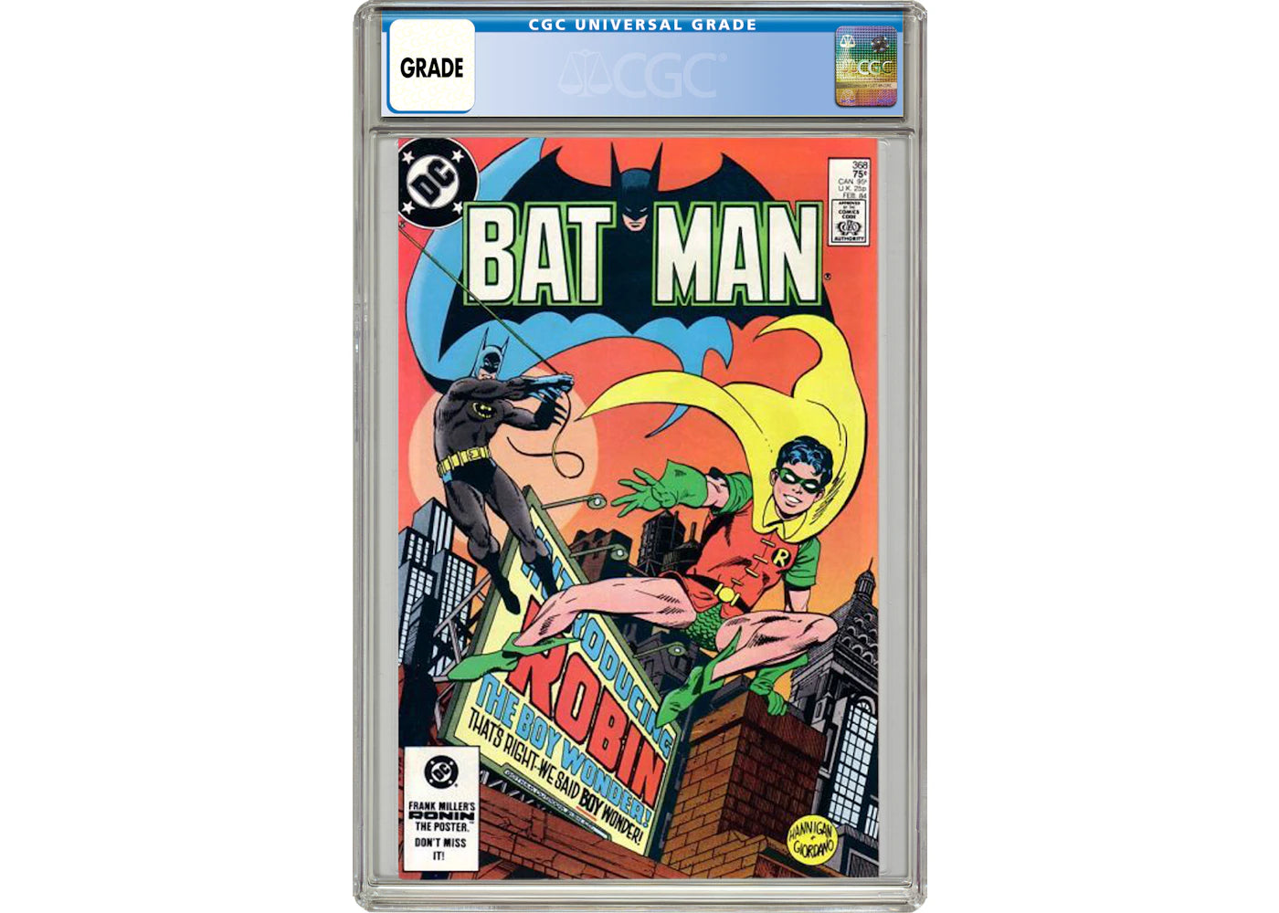 DC Batman (1940) #368 Comic Book CGC Graded