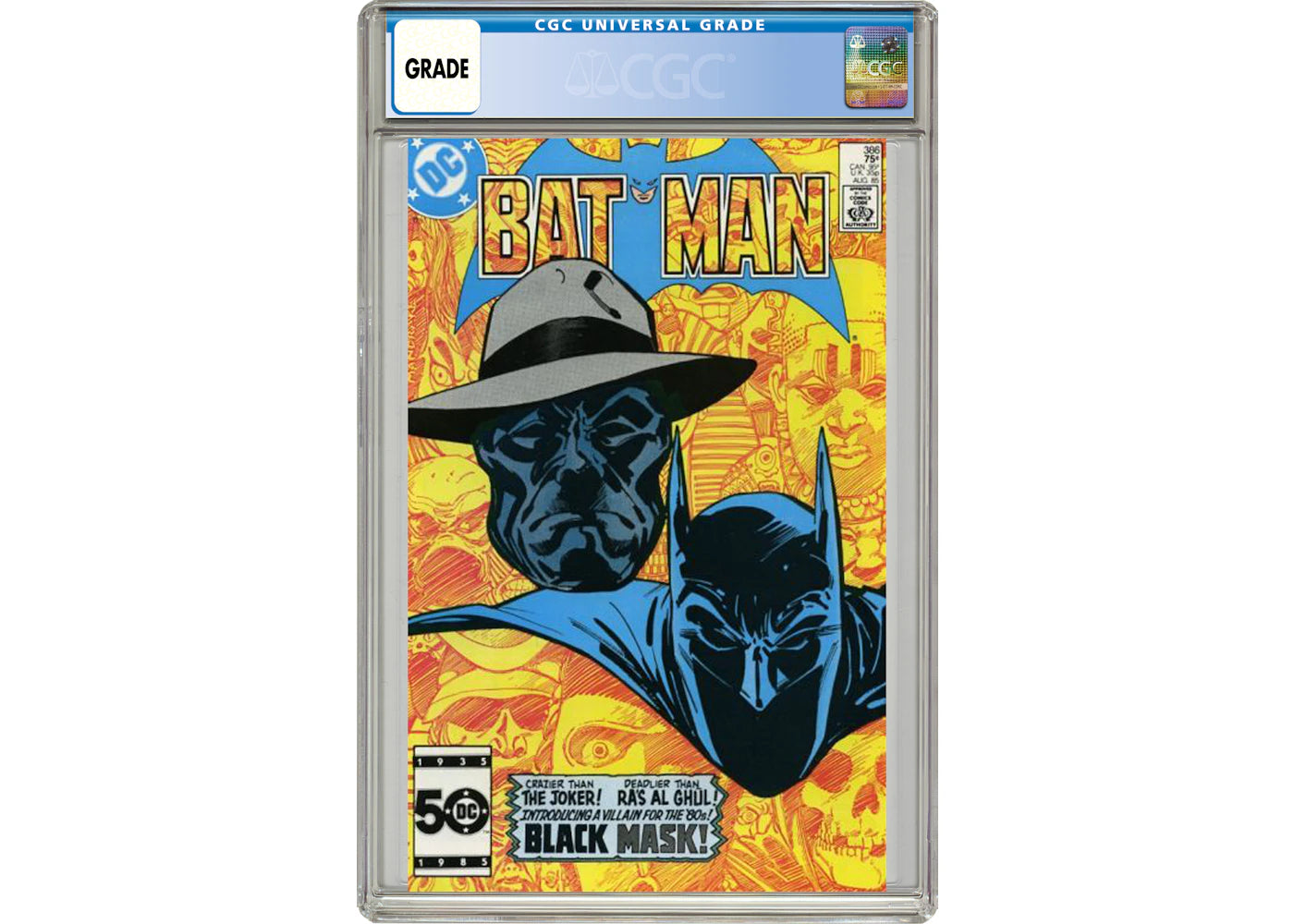 DC Batman (1940) #386 Comic Book CGC Graded