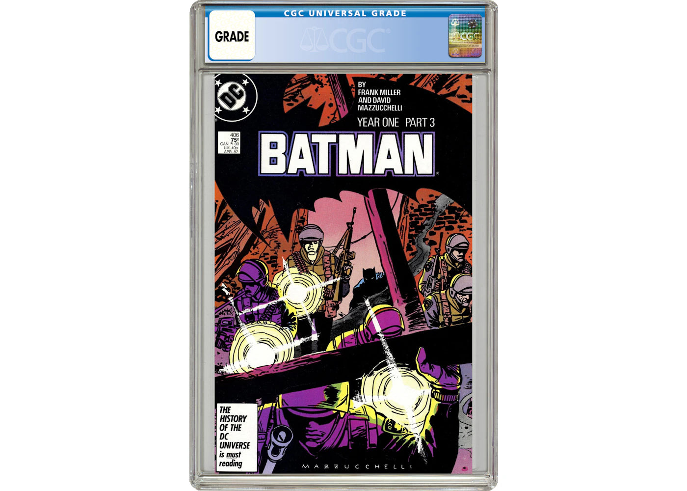 DC Batman (1940) #406 Comic Book CGC Graded