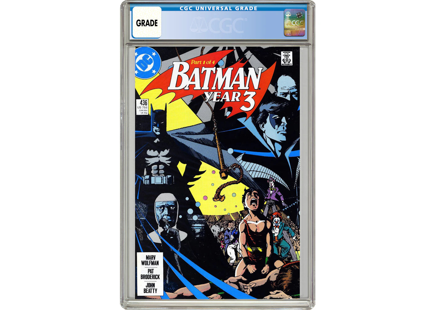 DC Batman (1940) #436 Comic Book CGC Graded