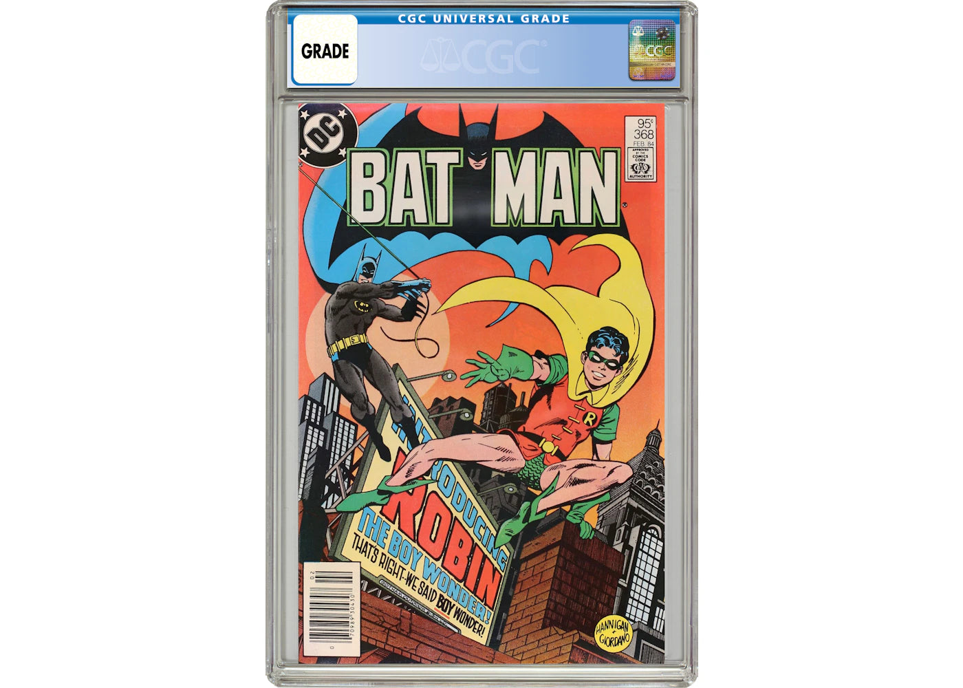 DC Batman (1940) Canadian Price Variant #368 Comic Book CGC Graded