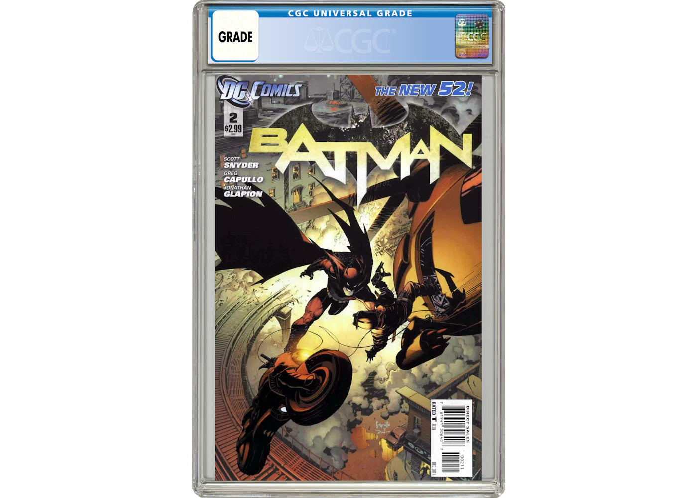 DC Batman (2011 2nd Series) #2A Comic Book CGC Graded