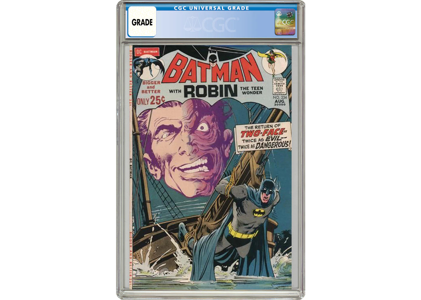 DC Batman #234 (1st Silver Age App. of Two-Face) Comic Book CGC Graded