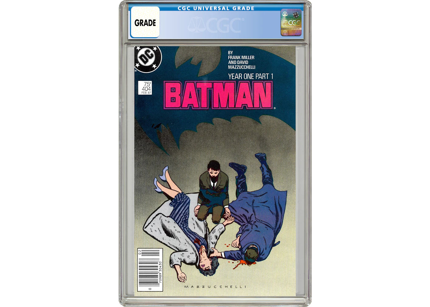 DC Batman #404 ("Year One" Story Begins) Comic Book CGC Graded