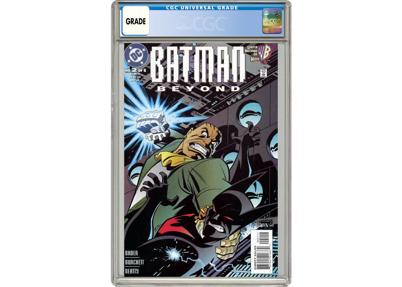 DC Batman Beyond (1999 1st Series) #2 Comic Book CGC Graded