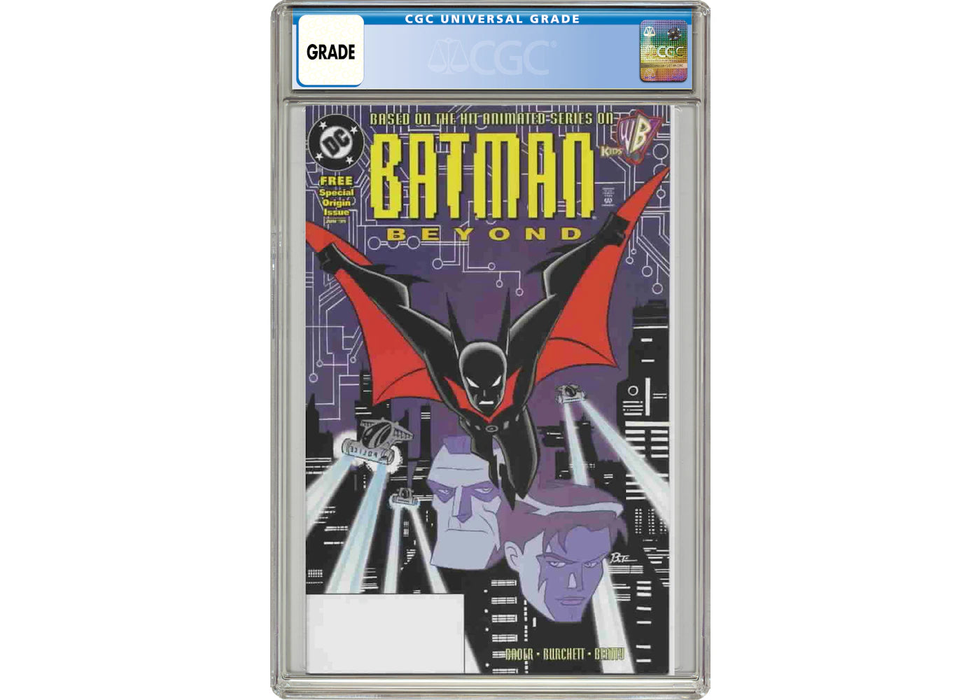 DC Batman Beyond Special Origin Issue (1999) #1 Comic Book CGC Graded