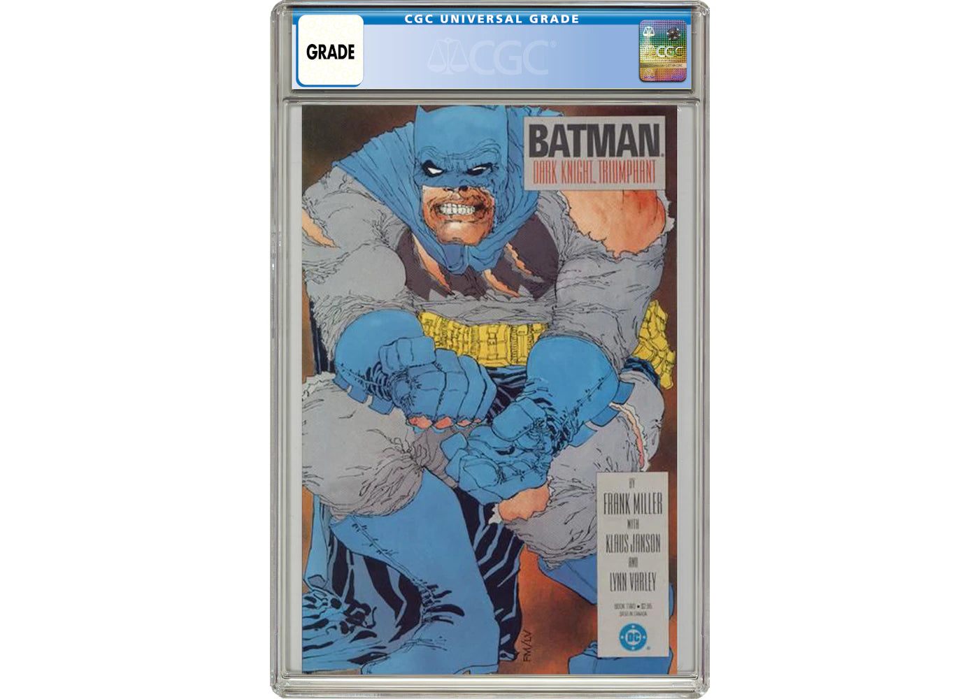 DC Batman The Dark Knight Returns #2 (1st Printing) Comic Book CGC Graded