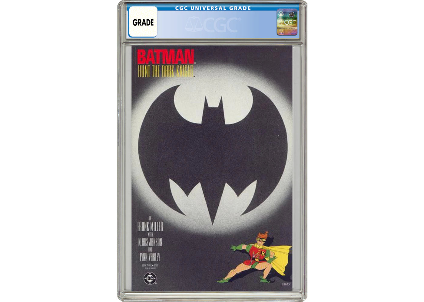 DC Batman The Dark Knight Returns #3 (1st Printing) Comic Book CGC Graded