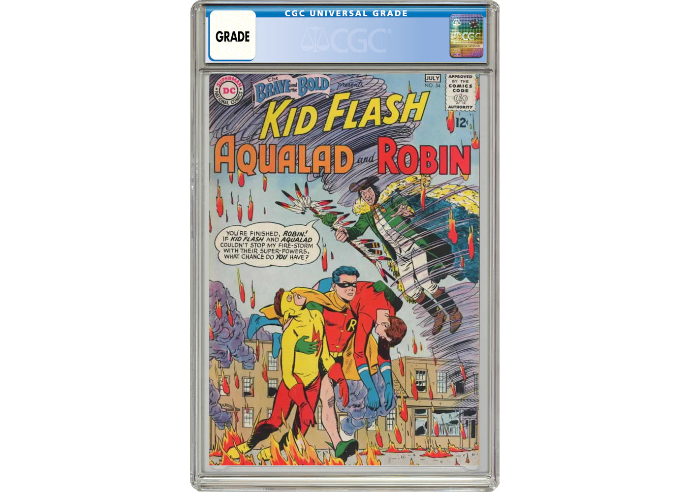 DC Brave and the Bold #54 (1st App. of Teen Titans) Comic Book CGC Graded