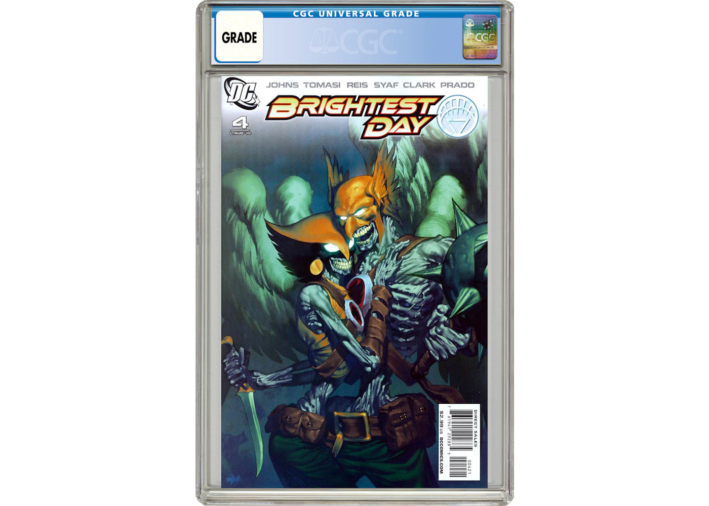 DC Brightest Day (2010) #4B Comic Book CGC Graded