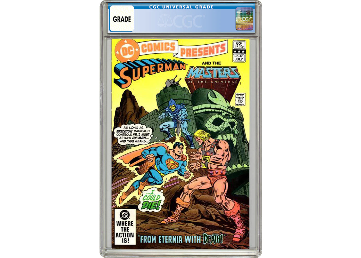 DC Comics Presents #47 (1st App. of He-Man, Skeletor) Comic Book CGC Graded