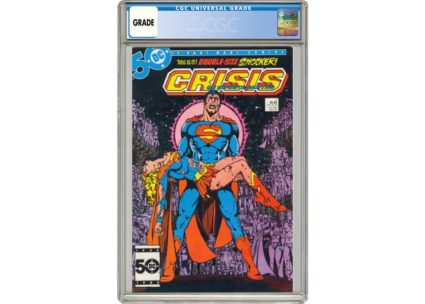 DC Crisis on Infinite Earths #7 Comic Book CGC Graded