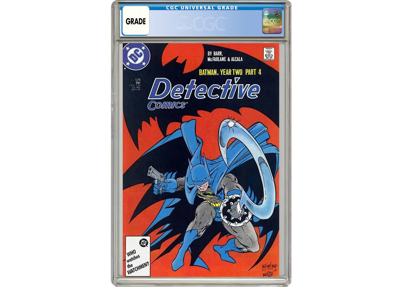 DC Detective Comics (1937 1st Series) #578 Comic Book CGC Graded
