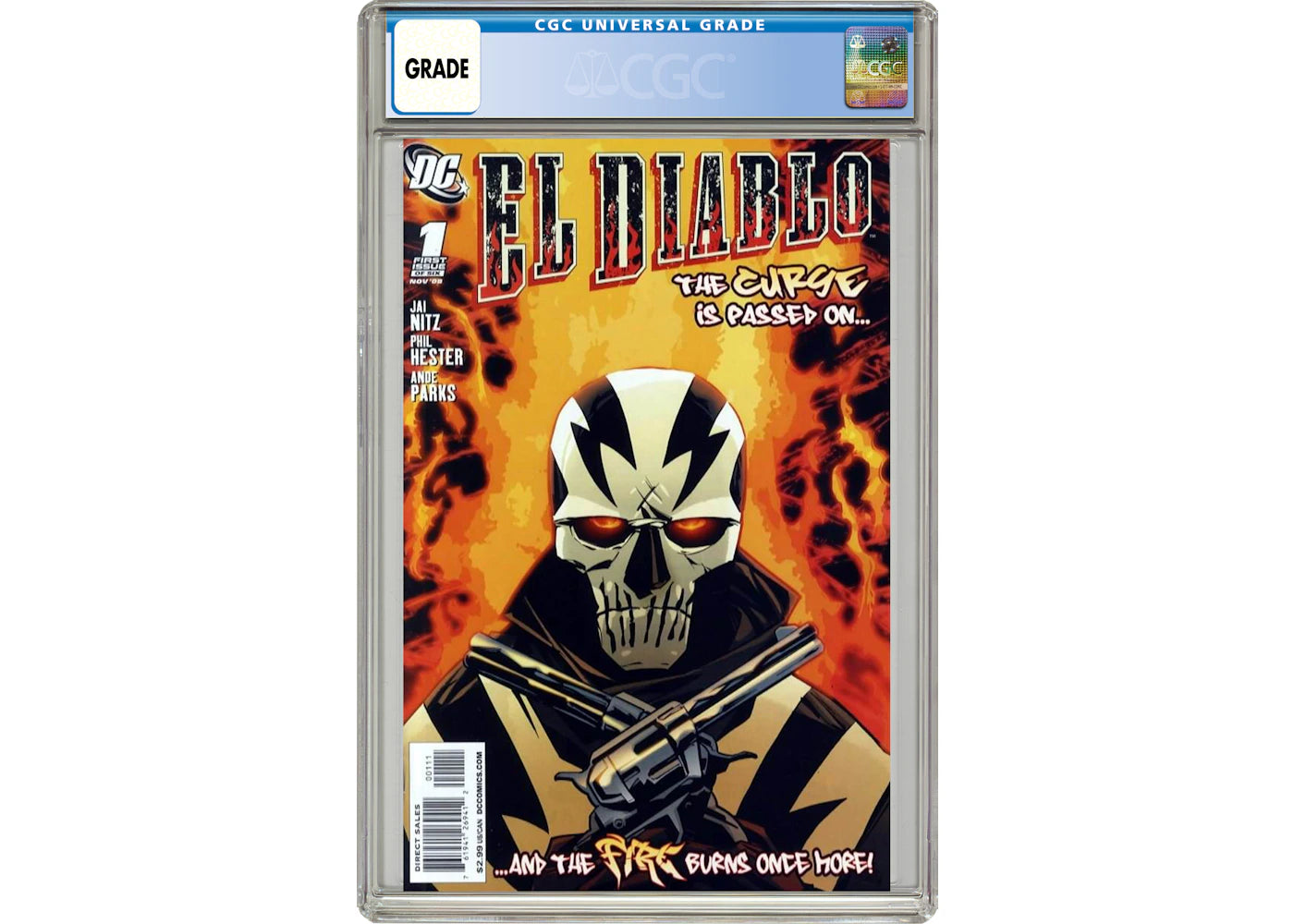 DC El Diablo (2008 3rd Series) #1 Comic Book CGC Graded