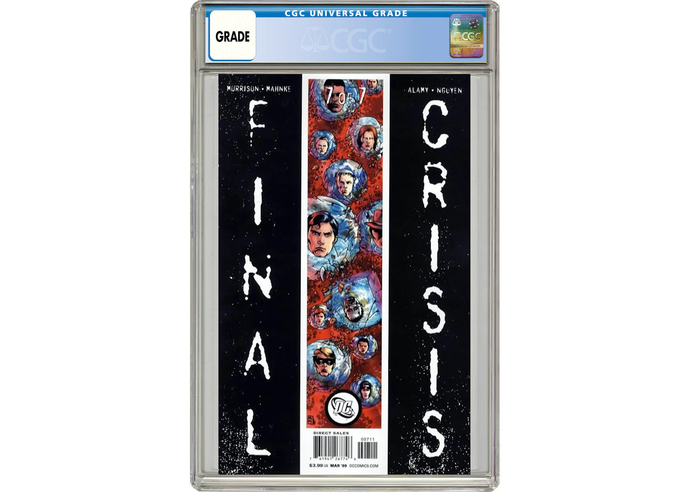 DC Final Crisis (2008) #7A Comic Book CGC Graded