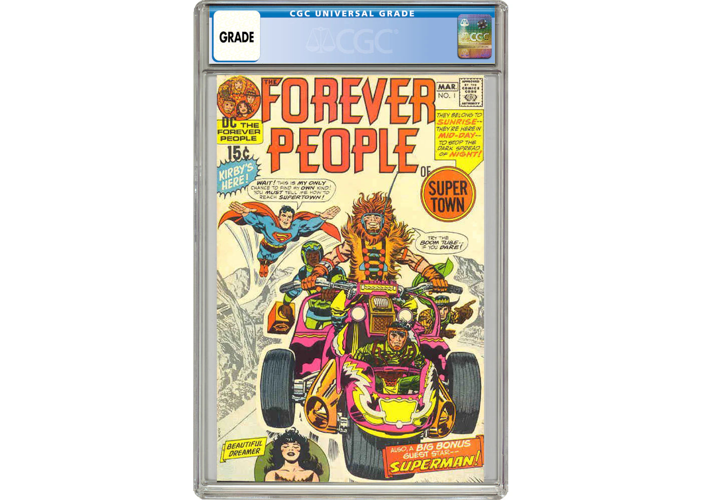DC Forever People #1 Comic Book CGC Graded