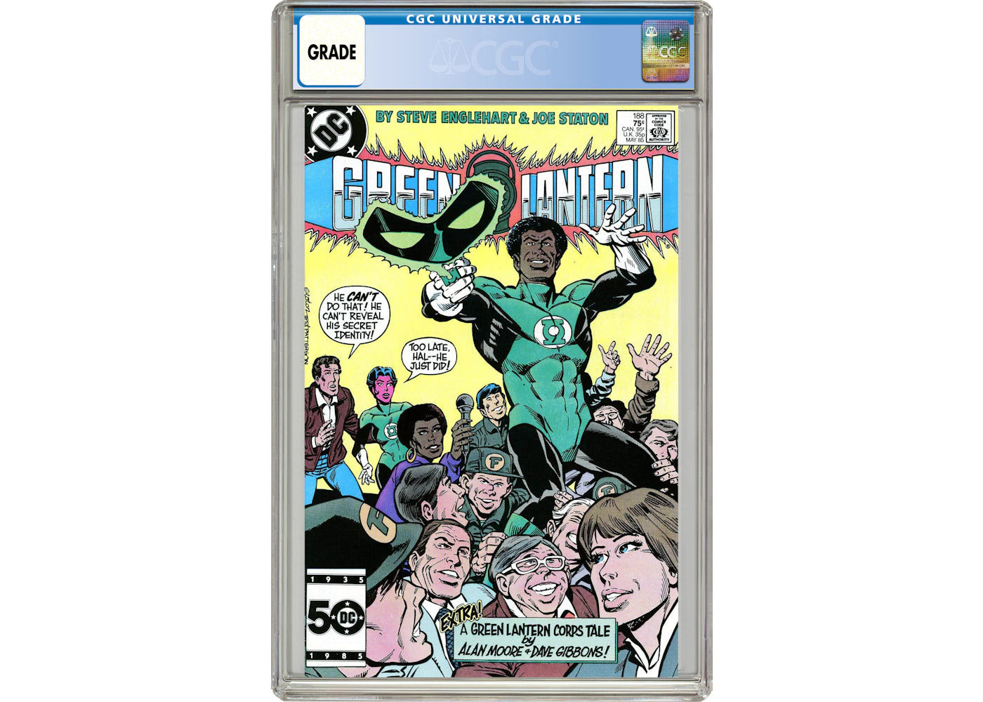 DC Green Lantern (1960 2nd Series DC) #188 Comic Book CGC Graded