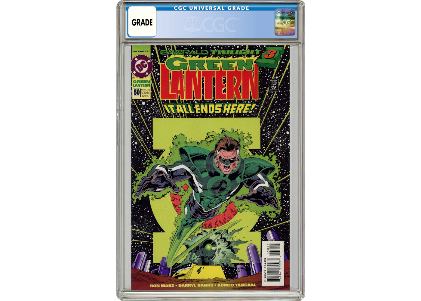 DC Green Lantern (1990 3rd Series DC) #50 Comic Book CGC Graded