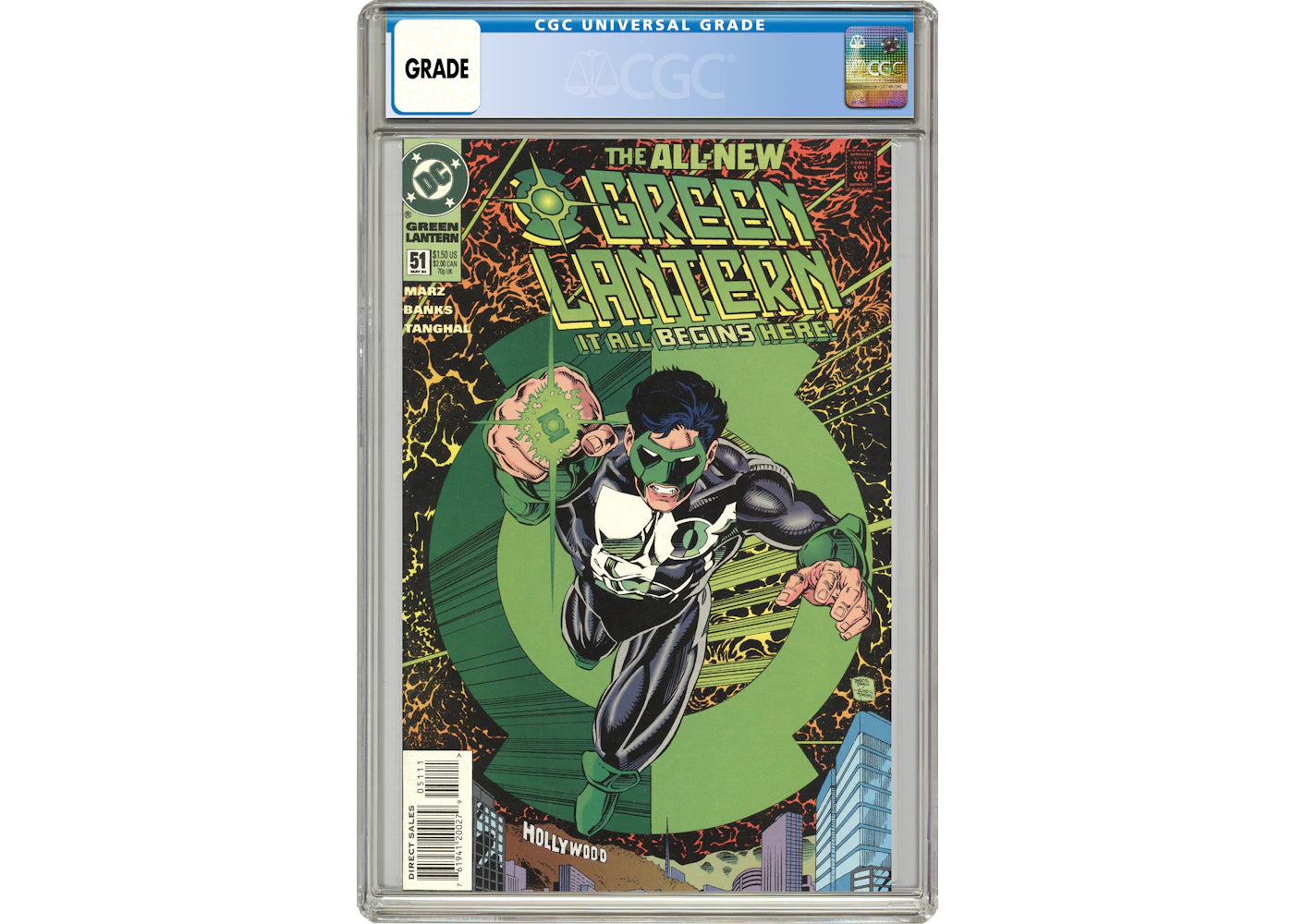 DC Green Lantern (1990 3rd Series DC) #51 Comic Book CGC Graded