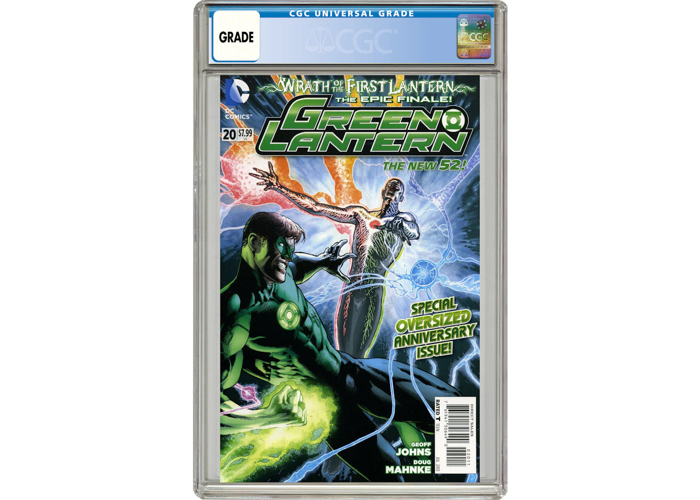 DC Green Lantern (2011 5th Series DC) #20A Comic Book CGC Graded