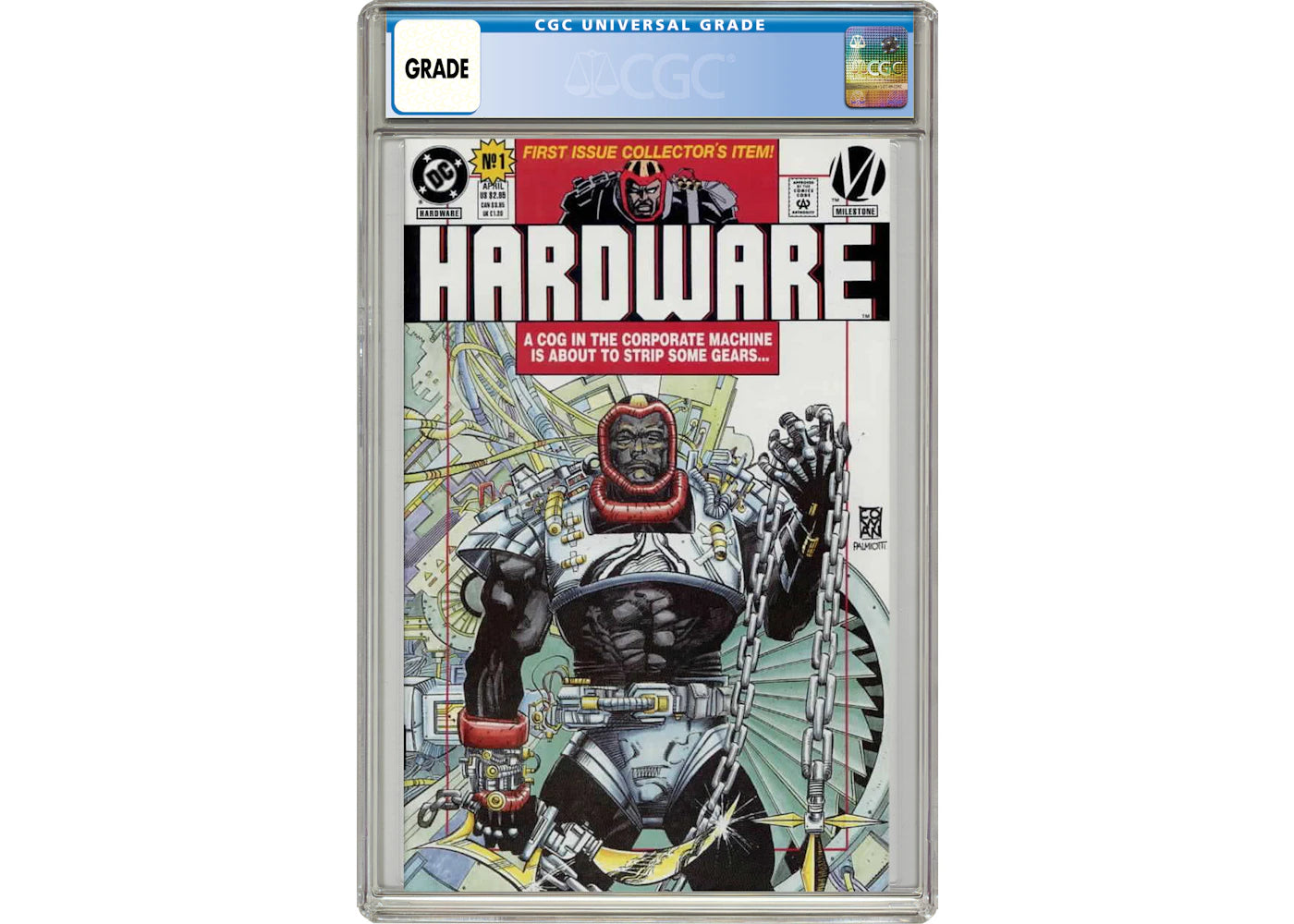 DC Hardware (1993-1997 DC) Milestone #1DU Comic Book CGC Graded