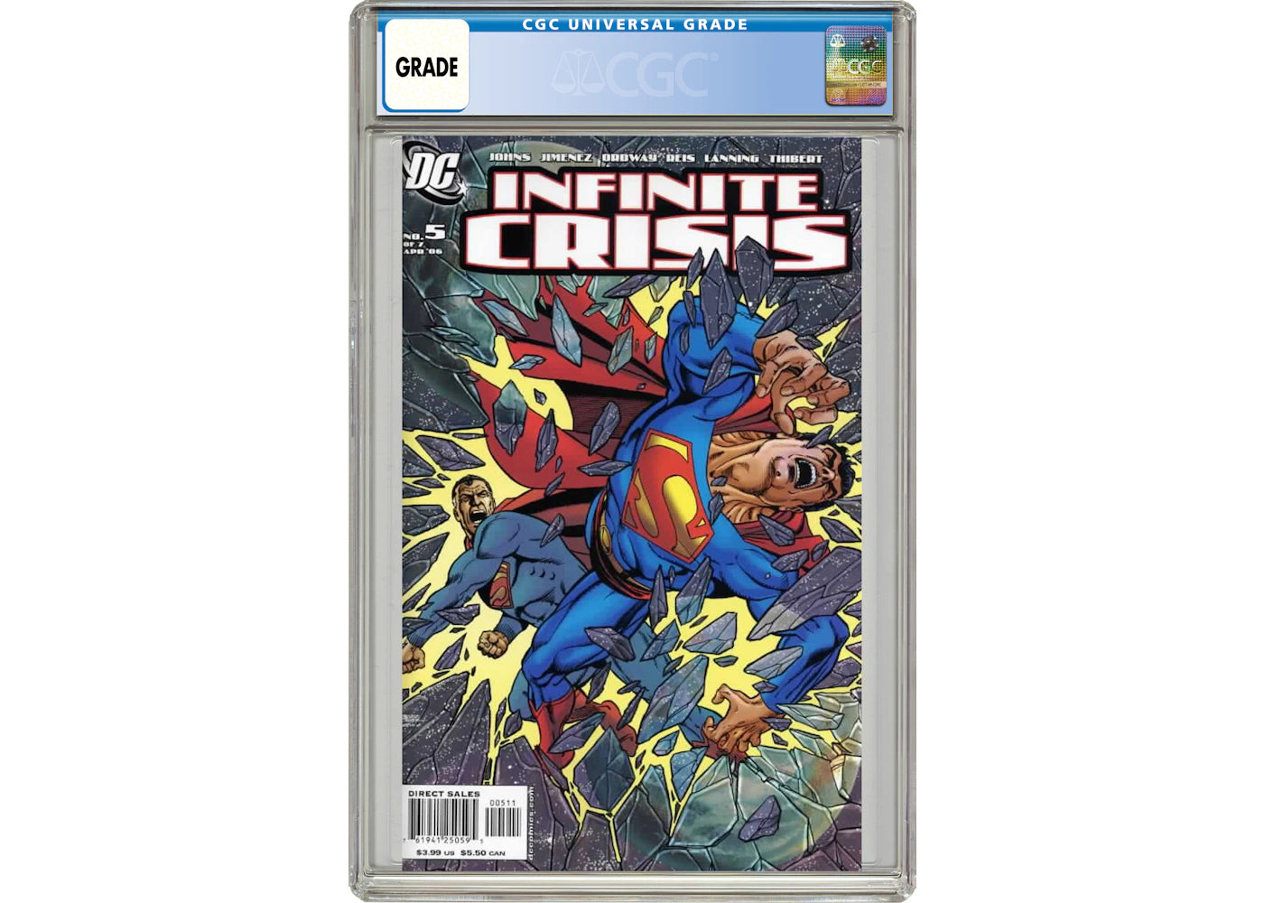DC Infinite Crisis (2005) #5B Comic Book CGC Graded