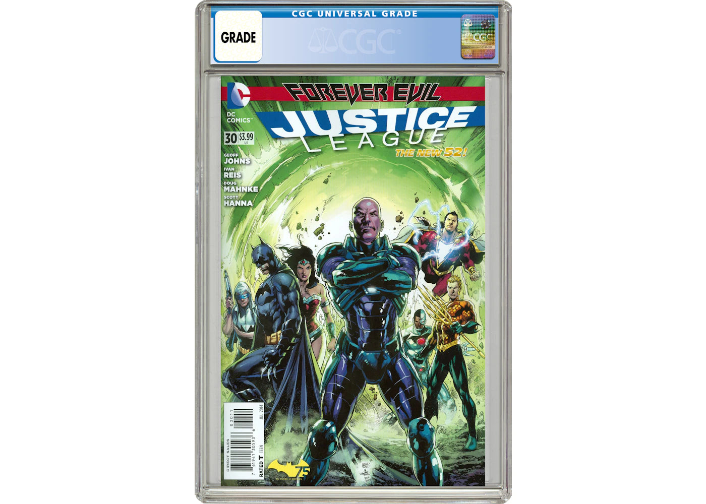 DC Justice League (2011) #30A Comic Book CGC Graded