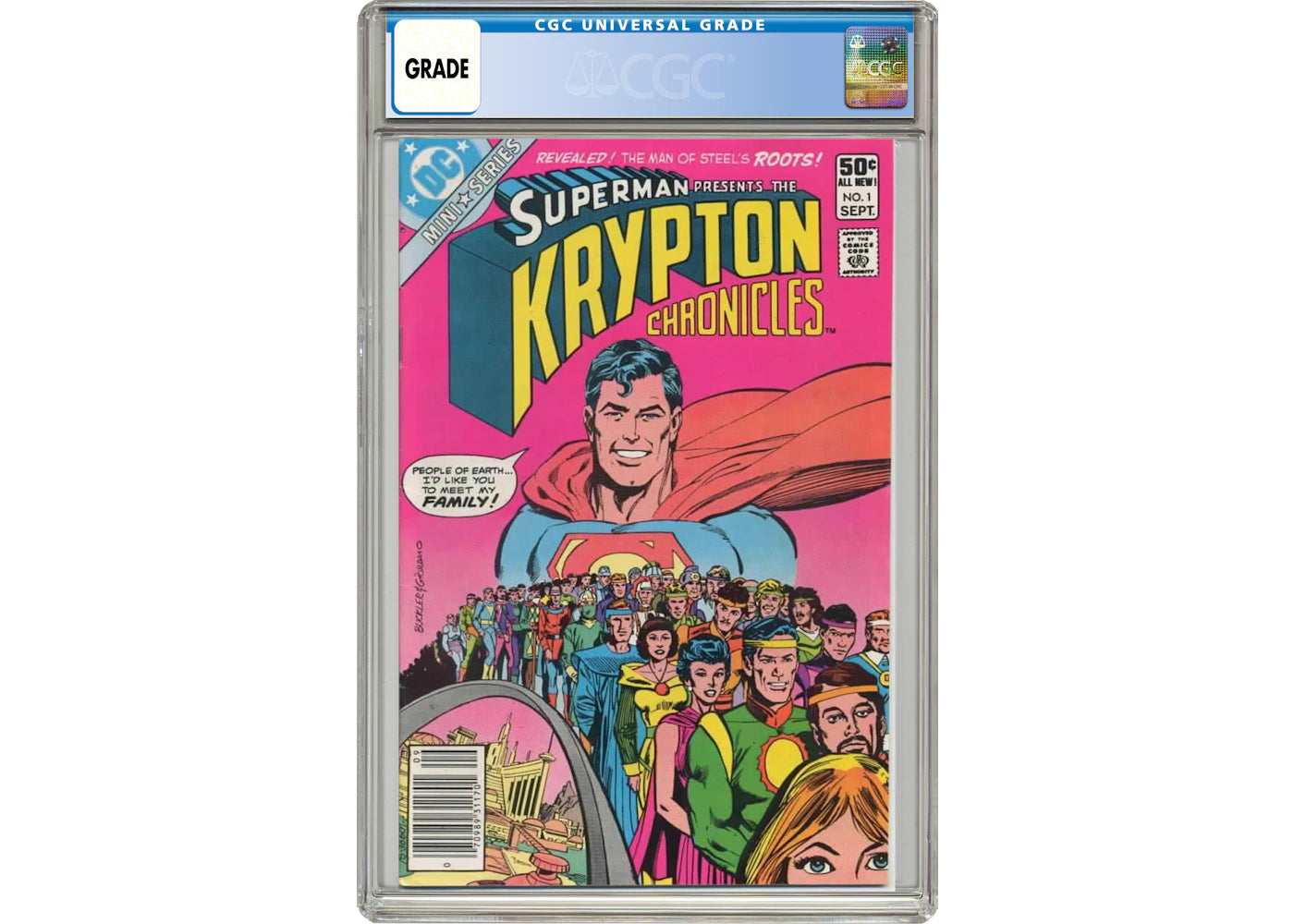 DC Krypton Chronicles (1981 DC) #1 Comic Book CGC Graded