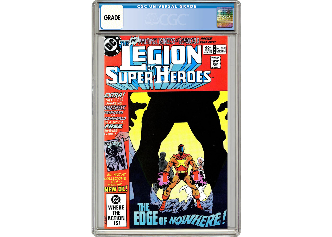 DC Legion of Super-Heroes (1980 2nd Series) #298 Comic Book CGC Graded