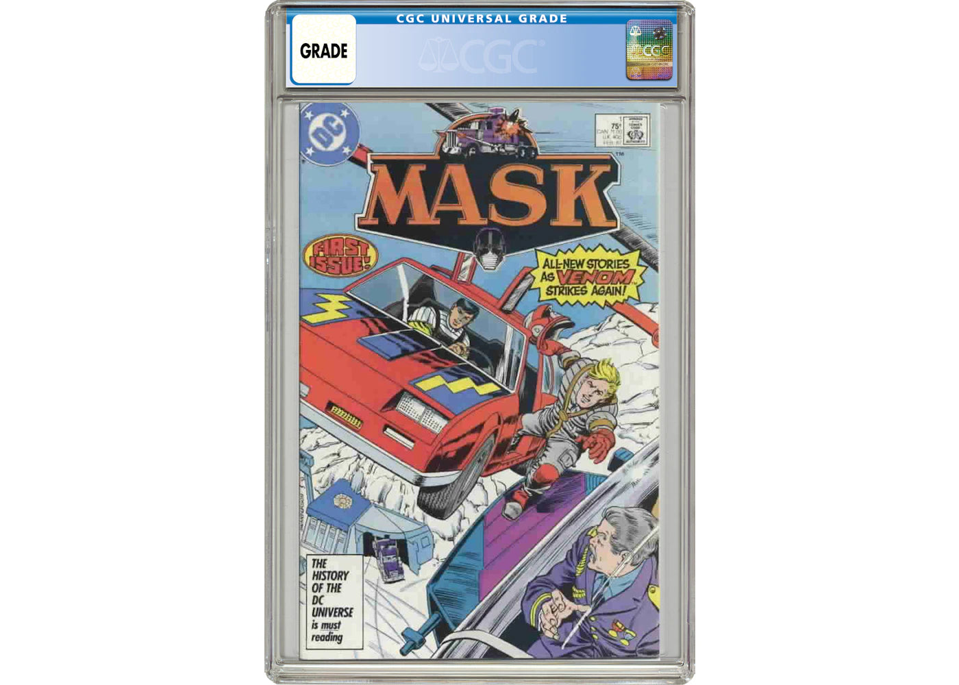 DC MASK (1987 2nd Series DC) #1 Comic Book CGC Graded