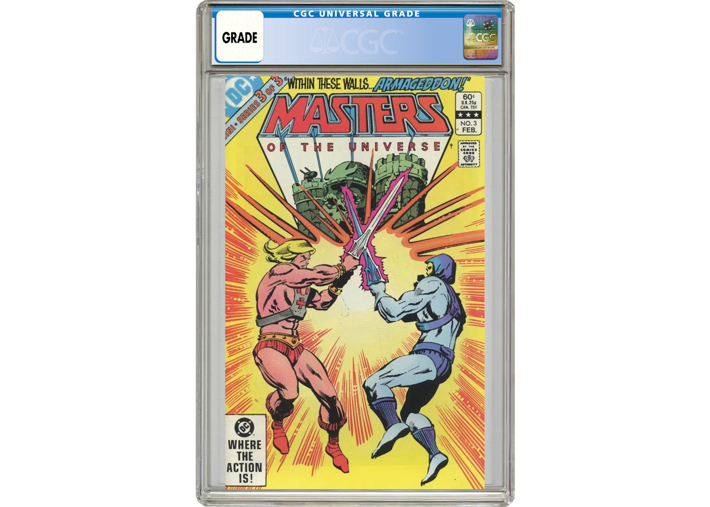DC Masters of the Universe (1982 DC) #3 Comic Book CGC Graded