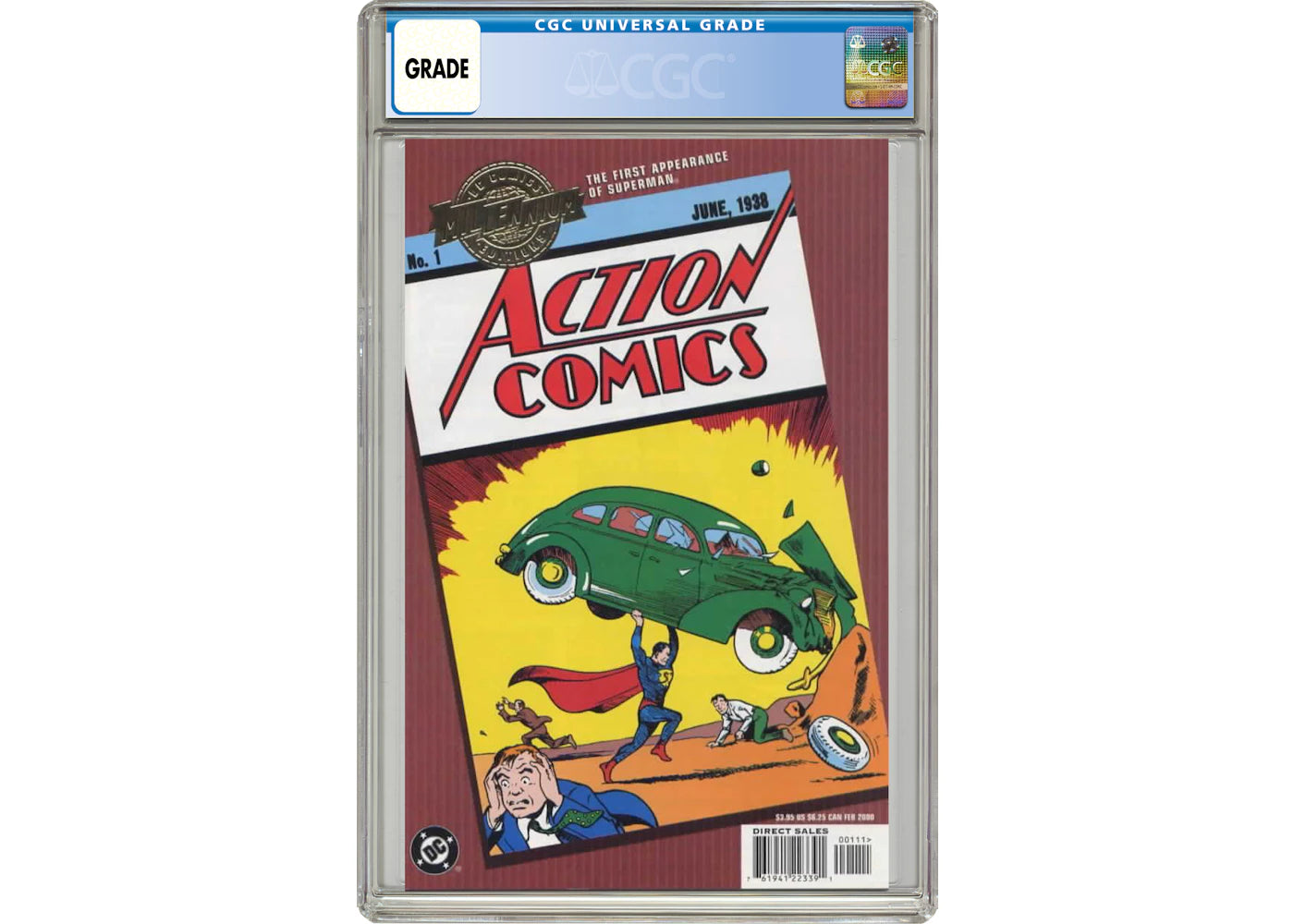 DC Millennium Edition Action Comics (2000) #1 Comic Book CGC Graded